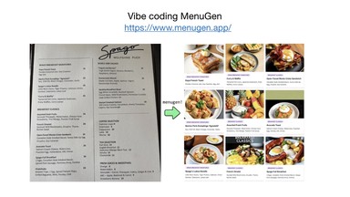 Menu Gen app