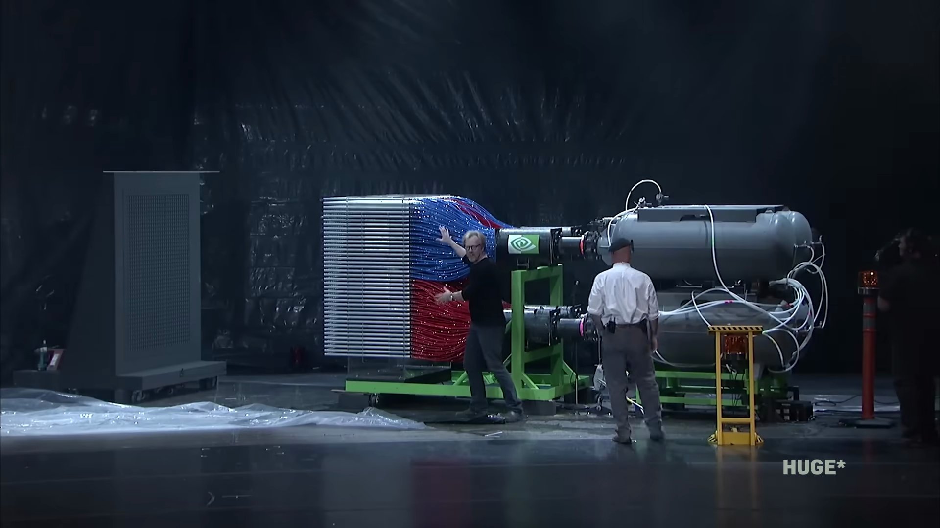 Mythbusters show painting like a GPU