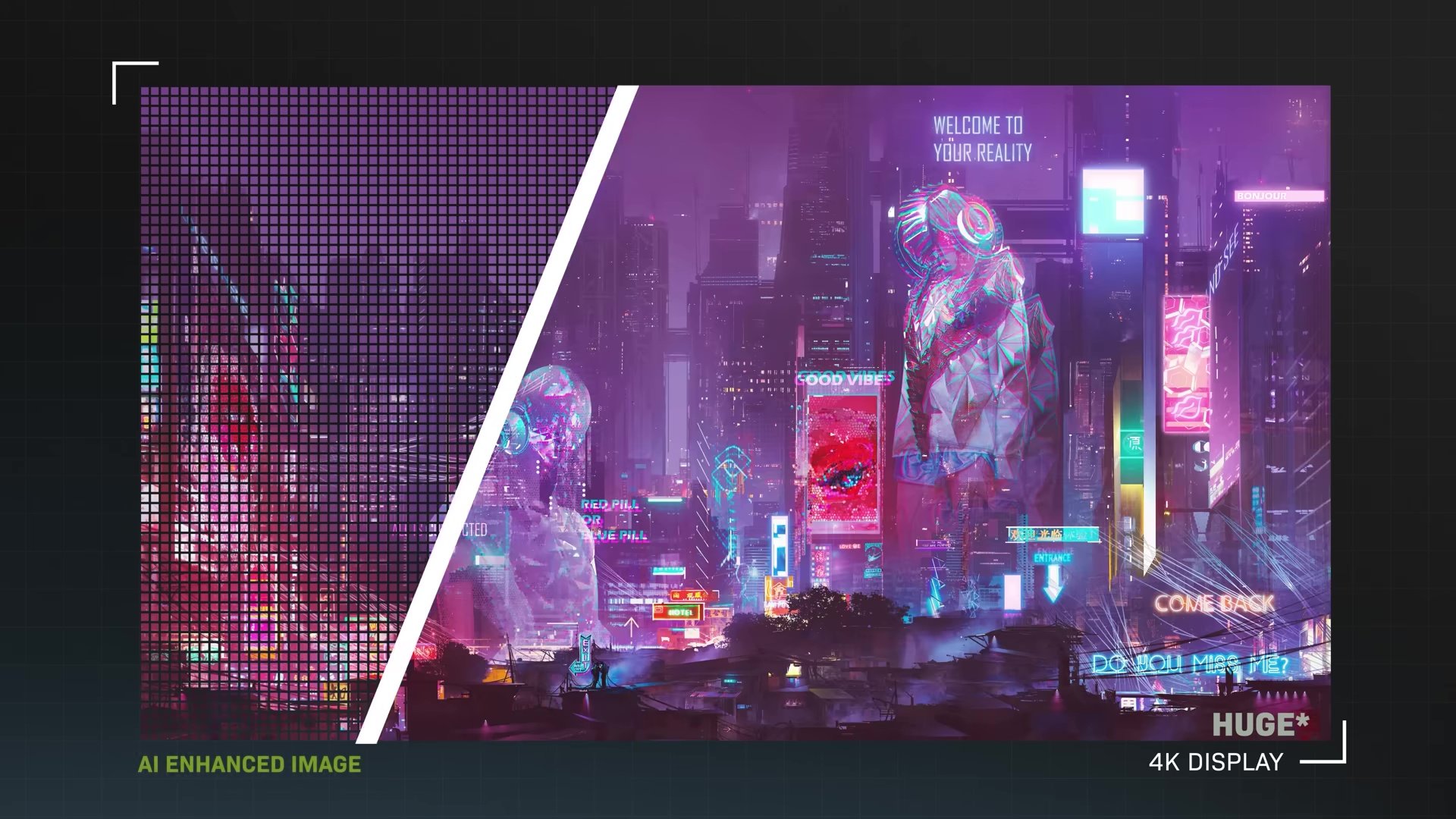 AI guesses pixels